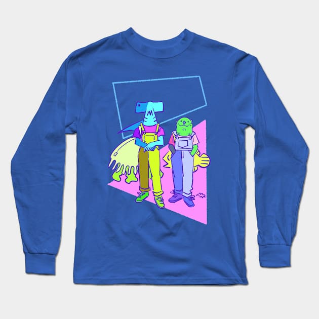 BESTIES Long Sleeve T-Shirt by rapidpunches